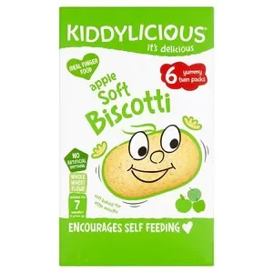 Image of Kiddylicious, Toddler snacks, Biscotti, Apple