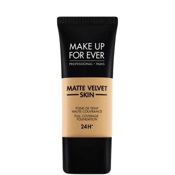 Image of MAKE UP FOR EVER matte Velvet Skin Foundation 30ml (Various Shades) - 415 Almond