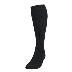 Image of Precision Plain Football Socks Adult - Black