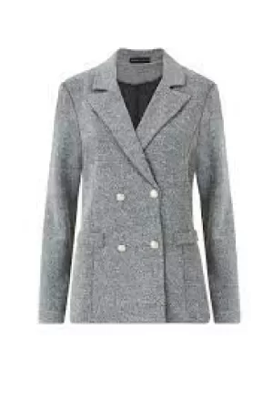 Image of Mela London Grey Button Blazer - 8