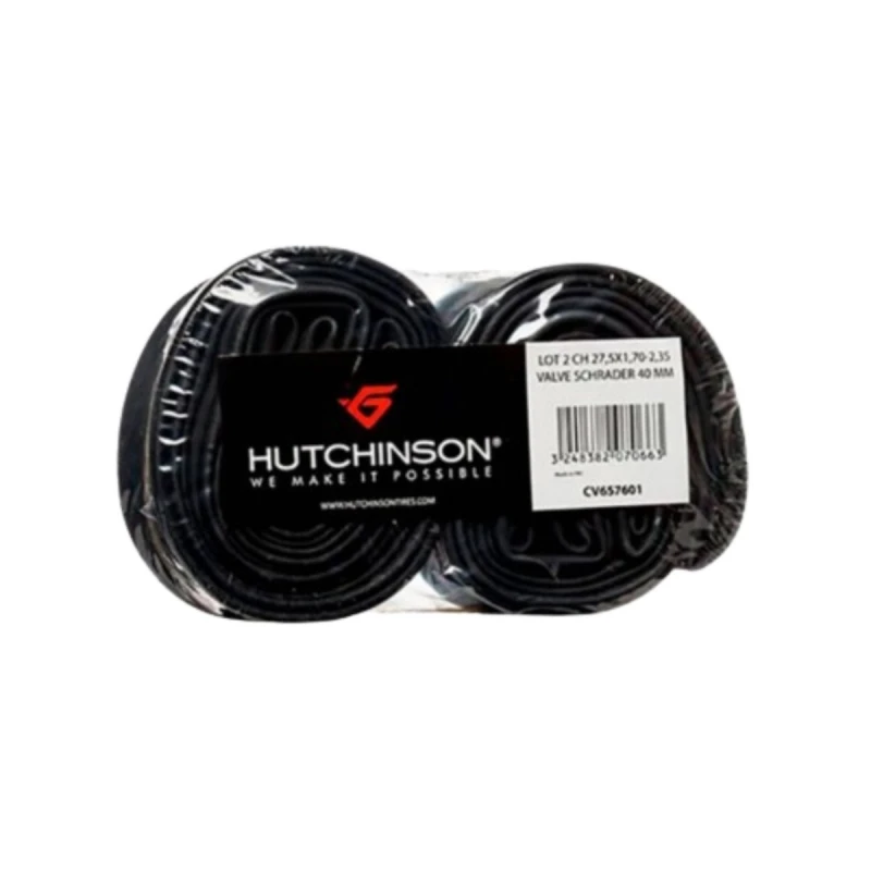 Image of Pack of 2 Hutchinson Tubes 700x28-35 Schrader Valve 40 mm
