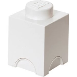 Image of LEGO Storage Brick 1 - White
