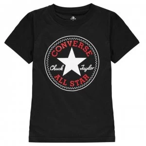 Image of Converse Chuck Taylor Short Sleeve T Shirt - Black