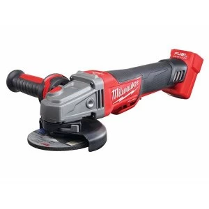 Image of Milwaukee Power Tools Milwaukee M18 CAG 115XPDB-0 FUEL Brushless Angle Grinder 115mm 18V Bare Unit