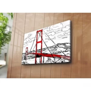 Image of 5070C-189 Multicolor Decorative Canvas Painting