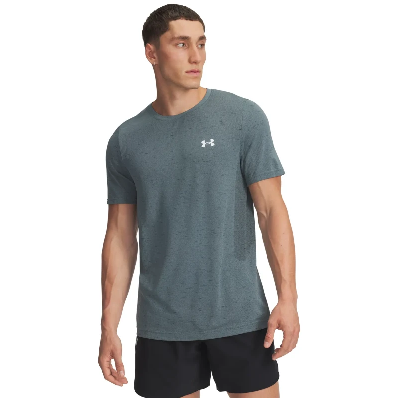 Image of Under Armour Vanish Seamless T-Shirt Mens Jasper Blue male M