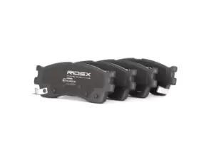 Image of RIDEX Brake pad set 402B0294 Brake pads,Brake pad set, disc brake HYUNDAI,KIA,i20 (PB, PBT),ACCENT III Stufenheck (MC),ACCENT III (MC),RIO II (JB)