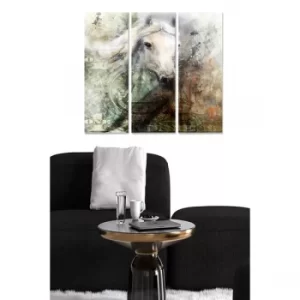 Image of MDF7666999 Multicolor Decorative MDF Painting (3 Pieces)