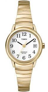 Image of Timex White And Gold 'Easy Reader' Watch - T2H351