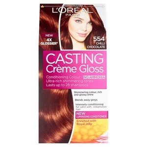 Image of Casting 554 Chilli Chocolate Brown Semi Permanent Hair Dye Red
