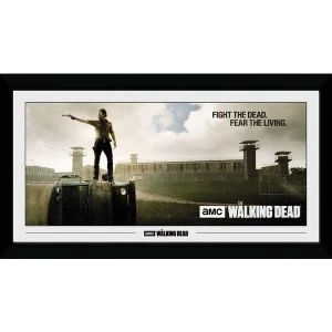 Image of The Walking Dead Prison Collector Print