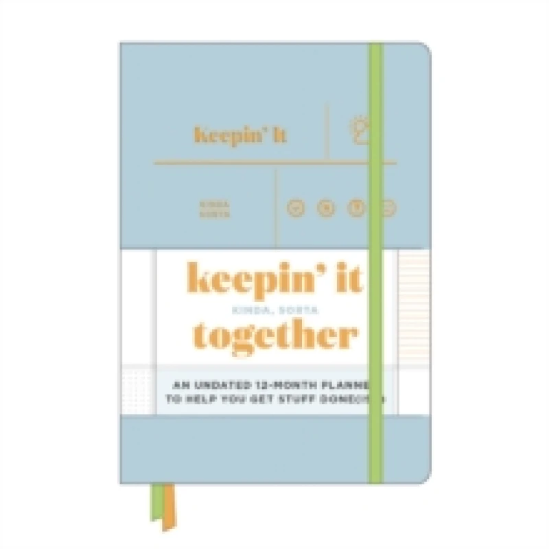 Image of Knock Knock Keepin It Kinda, Sorta Together Large Hardcover Planner Diary or journal
