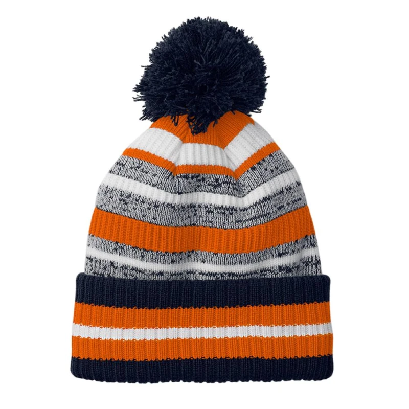 Image of Beechfield Mens Multi-Sport Fan Beanie in Dark Navy Dark Navy Male One Size