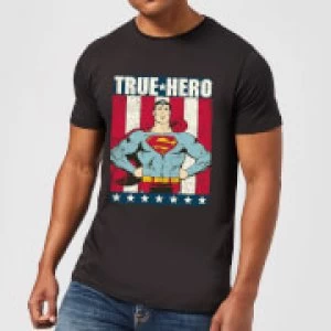 Image of DC Originals Superman True Hero Mens T-Shirt - Black