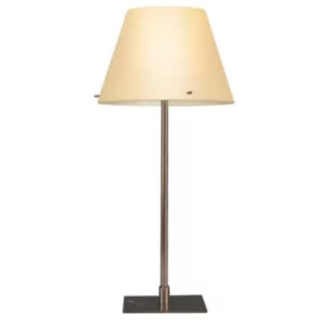 Image of Virgin Table Lamp With Round Tapered Shade Amber