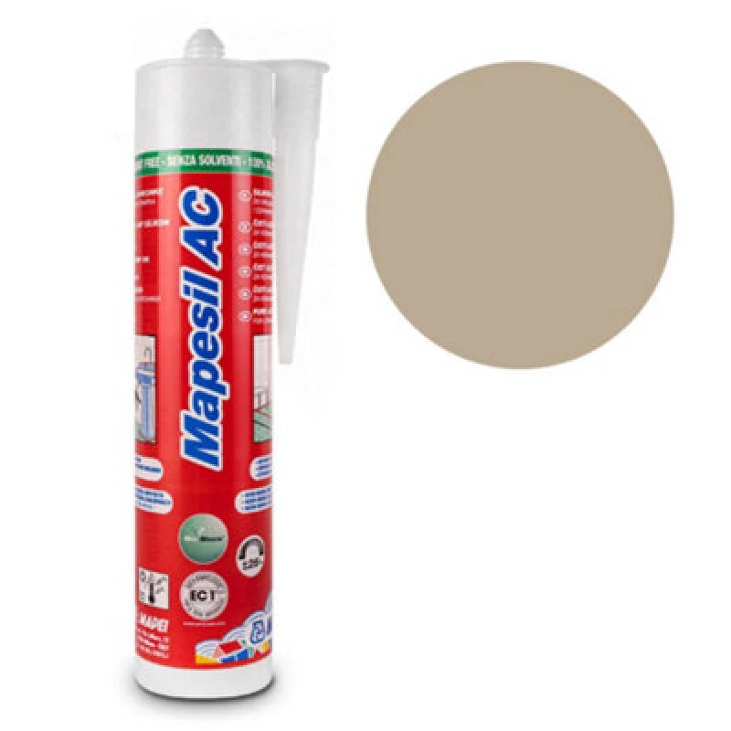 Image of Mapei Mapesil Ac Mould Resistant Silicone 133 Sand 310Ml