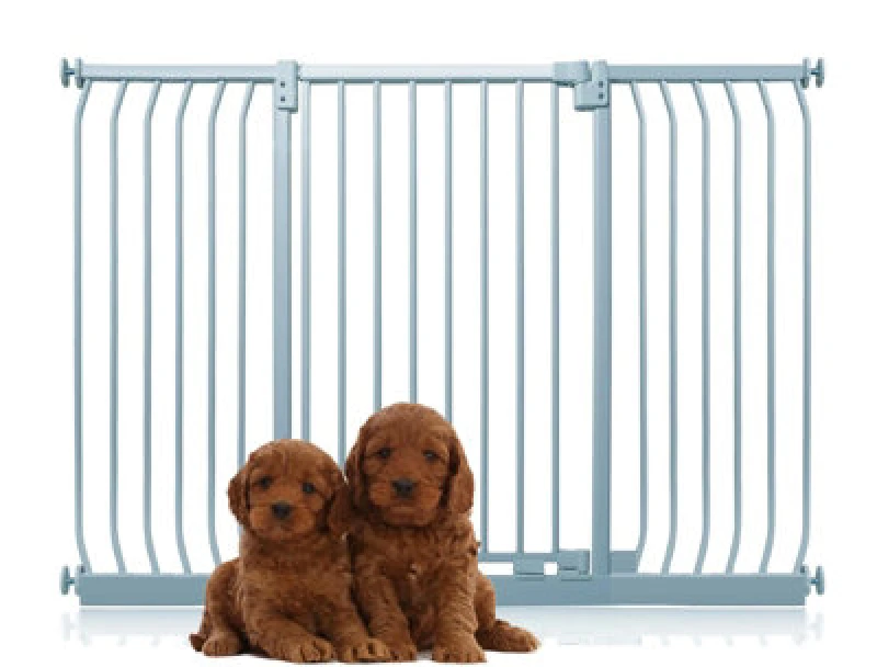 Image of Bettacare Extra Tall Elite Dog Gate, 143Cm - 152Cm, Matt Grey, Extra Tall 96.8Cm In Height, Pressure Fit Pet Gate