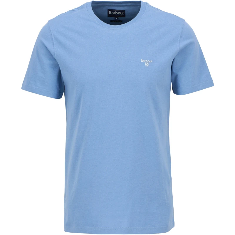 Image of Barbour Mens Essentials Sports T-Shirt Blue BL33 male M