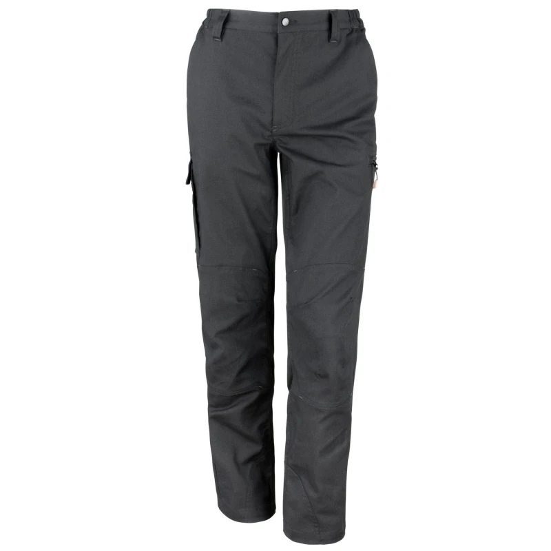 Image of Result Result Men Sabre Stretch Trousers in Black Size: 3X-Large Black XXXL Male 5063470970223