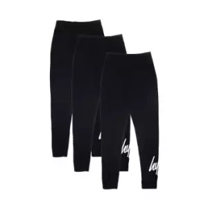Image of Hype Pack Logo Leggings - Black