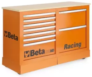 Image of Beta Tools C39MD-O "Racing" Mobile Roller Cab Orange 039390101