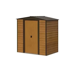 Image of Rowlinson Woodvale 6ft x 5ft Metal Apex Garden Shed