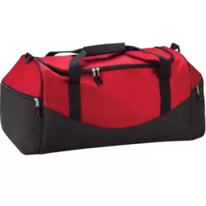 Image of Teamwear Holdall Duffle Bag (55 Litres) (One Size) (Classic Red/Black) - Quadra