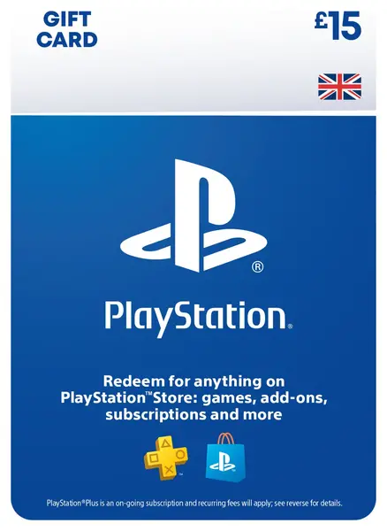 Image of Sony PlayStation Store £15 PSN Top Up Gift Card