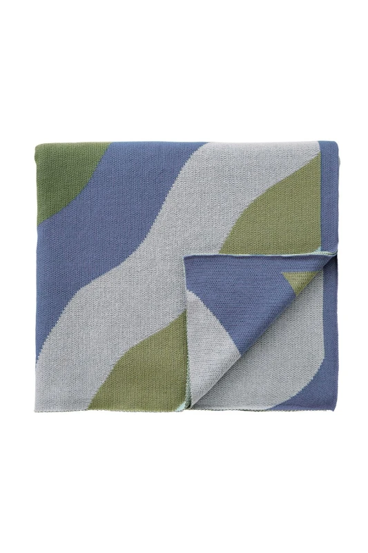 Image of YVONNE ELLEN 'Signature Stripe' Cotton Throw Size: 150cm x 200cm Multicolor Unisex 150cm x 200 cm