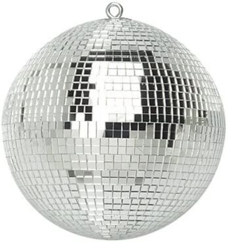 Image of Mirror Ball 20cm 200mm 8" Silver Sparkling Disco Lights Halloween Xmas Party Large A-CAB178080 Mirror Ball