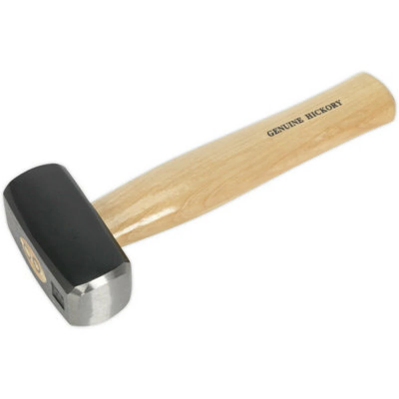 Image of Loops 2.5lb Club Hammer with Hickory Wooden Shaft - Drop Forged Carbon Steel Head Metallics