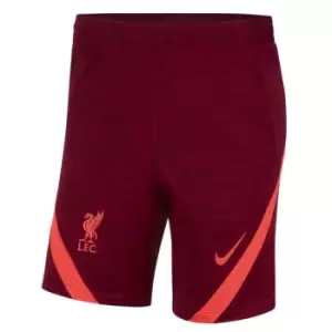 Image of Liverpool 2021-2022 Strike Training Shorts (Team Red)