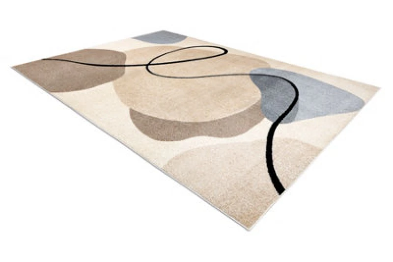 Image of RugsX Carpet Fusion 9213 Cream / Beige - Geometric, Modern, Abstract 80X150 Cm