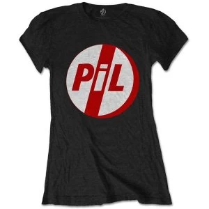 Image of PIL (Public Image Ltd) - Logo Womens Medium T-Shirt - Black