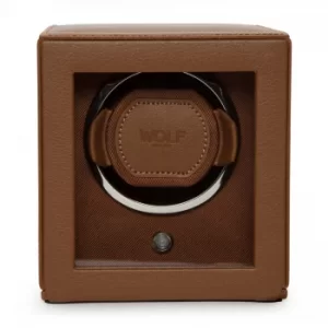 Image of WOLF CUB Cognac SINGLE WATCH WINDER 461127
