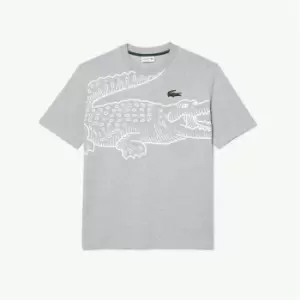 Image of Lacoste Lacoste RG Big Crocodile T-Shirt Mens - Grey