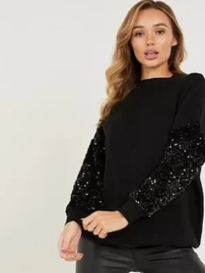 Image of Quiz Knit Sequin Jumper