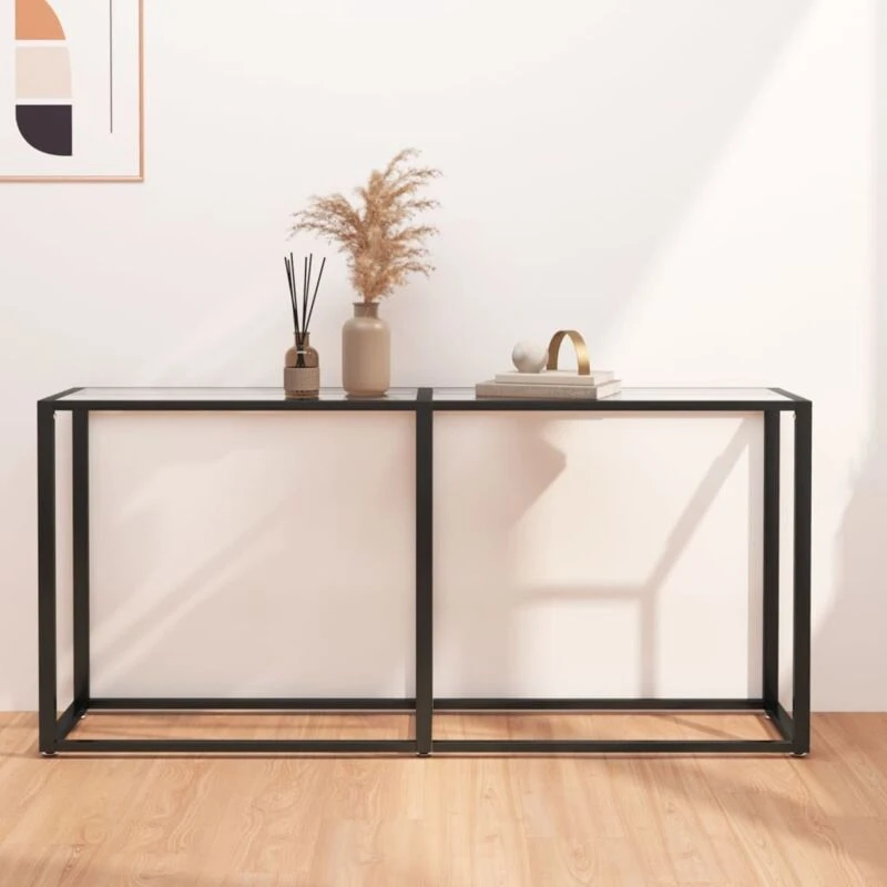 Image of VIDAXL Console Table Transparent 160x35x75.5cm Tempered Glass Vidaxl 8720286462751
