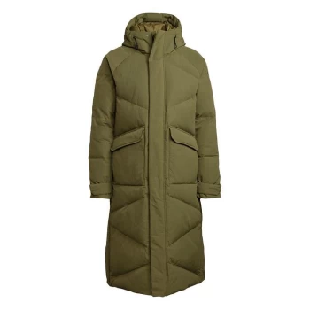 Image of adidas Big Baffle Down Coat Mens - Focus Olive