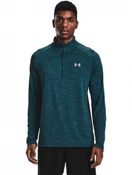 Image of Urban Armor Gear Training Tech 2.0 1/2 Zip Top - Green/Grey, Green/Grey, Size L, Men