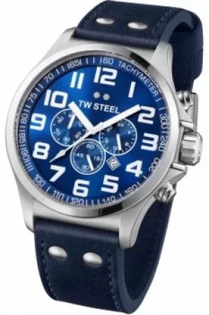 Image of Mens TW Steel Pilot Chronograph 45mm Watch TW0402