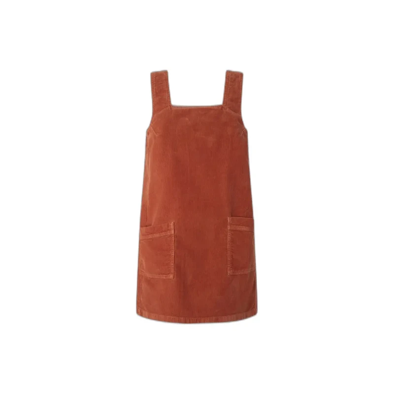 Image of Pepe Jeans Womens dress Pepe Jeans Siren Cord Marron Female XS