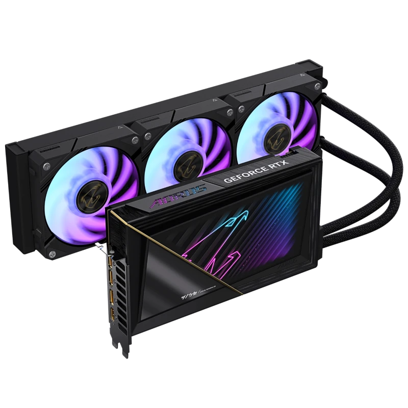 Image of Gigabyte AORUS GeForce RTX 5090 XTREME WATERFORCE 32G GDDR7 Graphics Card - GV-N5090AORUSX W-32GD