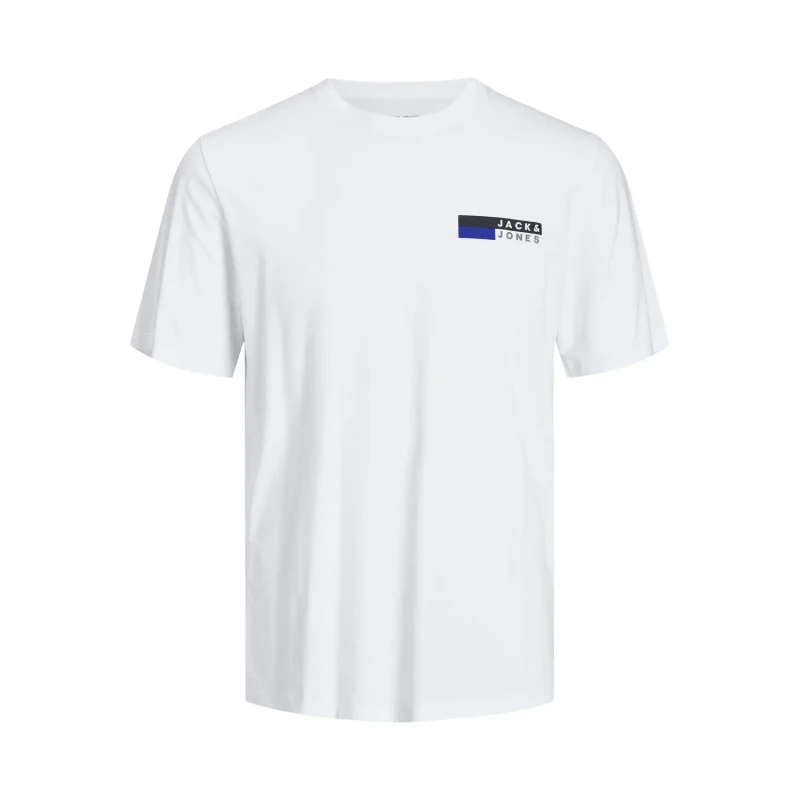 Image of jack & jones Round neck T-Shirt Jack & Jones Corp Logo Small Blanc Male S