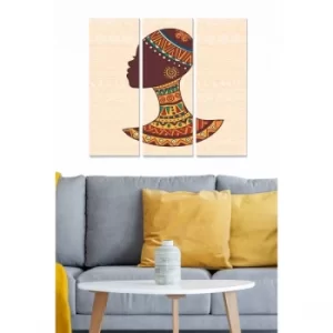 Image of MDF393434248 Multicolor Decorative MDF Painting (3 Pieces)