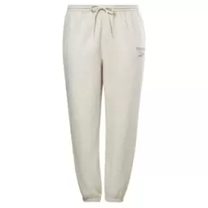 Image of Reebok Identity Logo Fleece Joggers (Plus Size) Wo - Classic White Mel