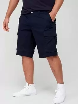 Image of Tommy Hilfiger Big & Tall John Cargo 1985 Short - Navy, Size 40, Men