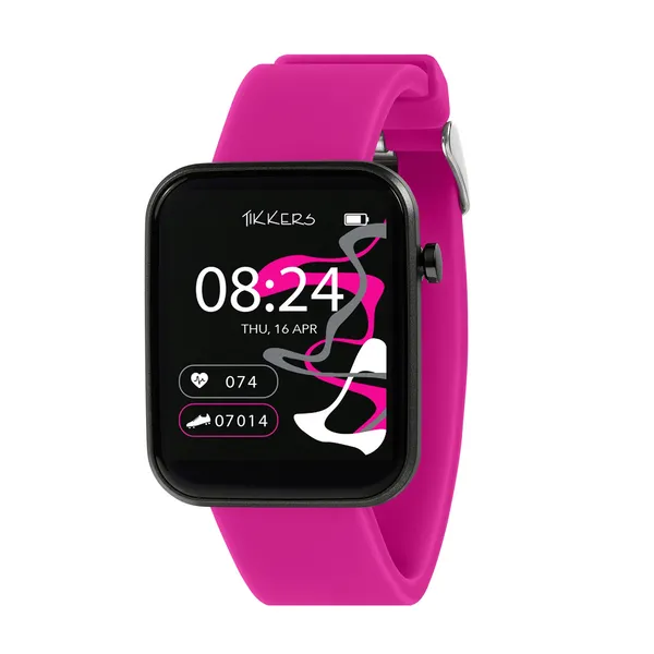 Image of Tikkers Tikkers Series 13 Bright Pink Strap Smart Watch