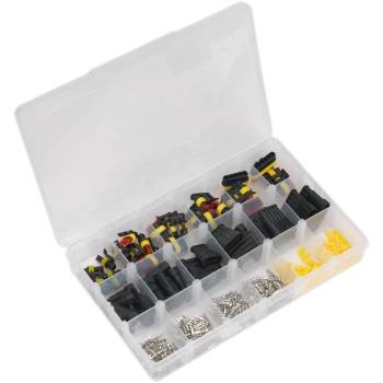 Image of Sealey 350 Piece Superseal Male and Female Connector Assortment