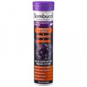 Image of Sambucol Black Elderberry Immuno Forte Effervescent Tablets x 15